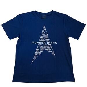 M Number Nine Marlboro Tee Navy